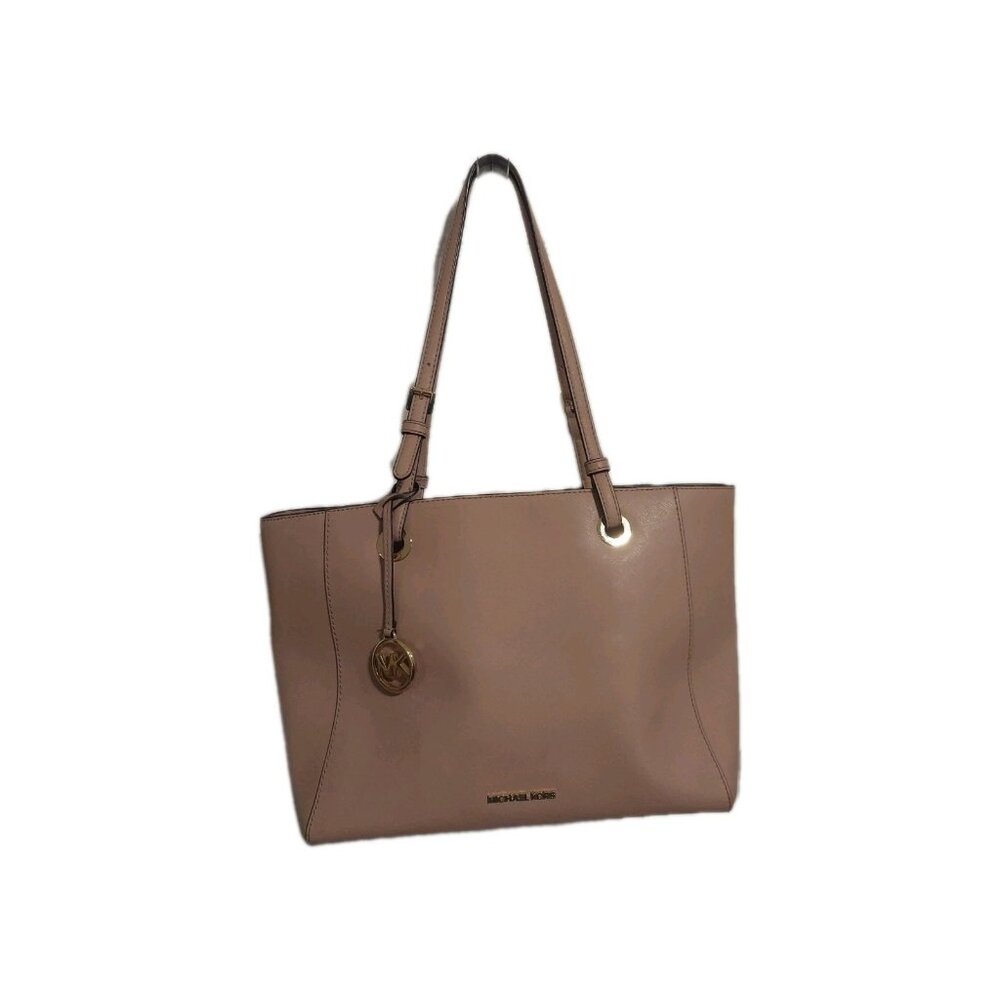 Michael Kors Charlotte Women's Top Zip Tote Bag Large - Light Powder Blush Purse